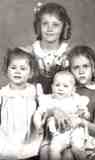 McComb Sisters Carol (top) Virginia Linda Vangie 1941